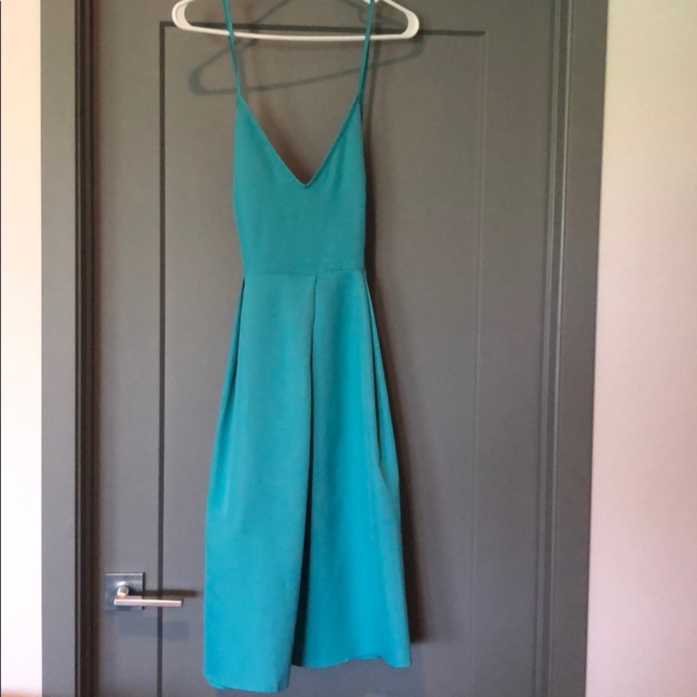 Eliacher dress with pockets- light teal